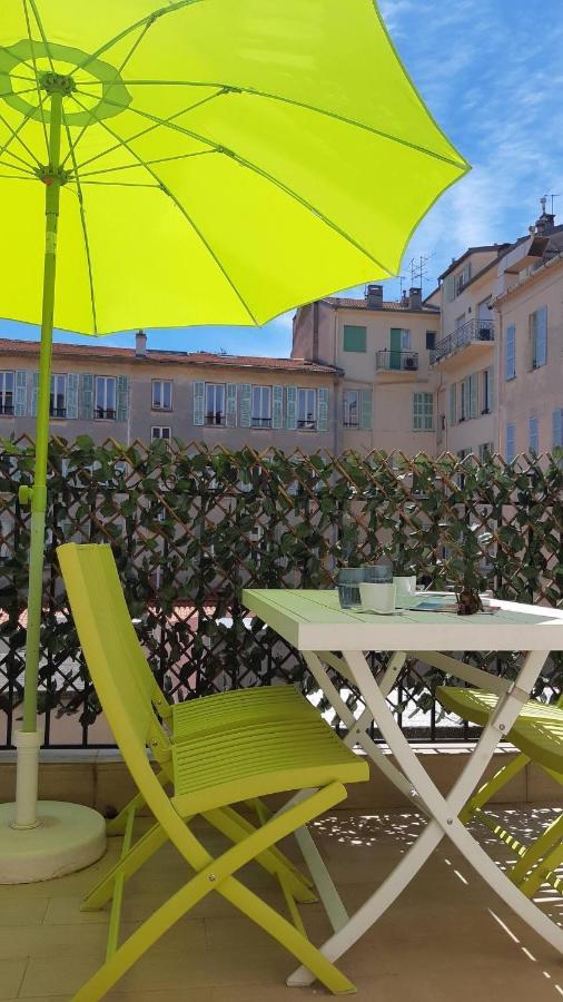 Ferienwohnung F2 Terrasse, Moderne, Hyper Centre, Clim, Ascenseur Nizza Exterior foto