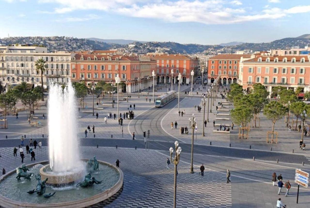 Ferienwohnung F2 Terrasse, Moderne, Hyper Centre, Clim, Ascenseur Nizza Exterior foto