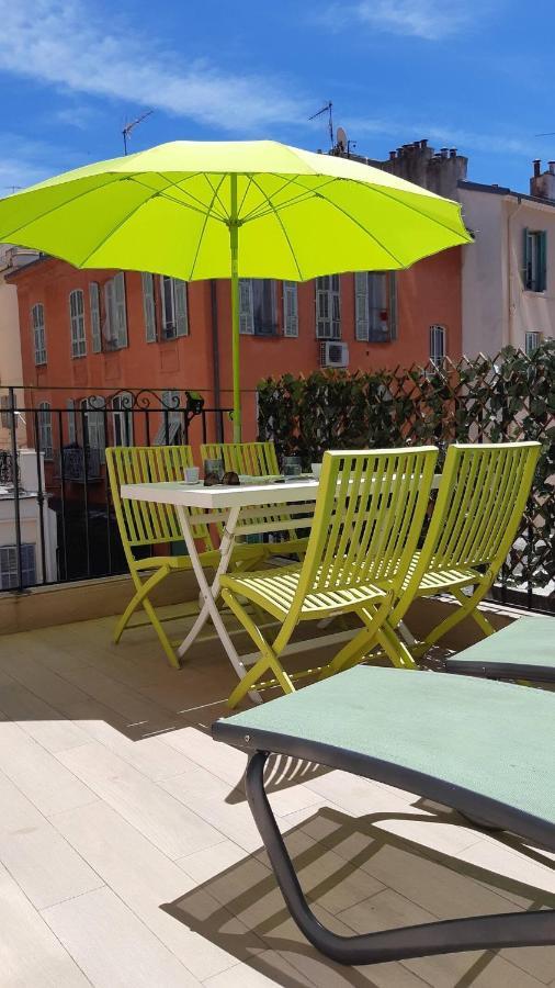 Ferienwohnung F2 Terrasse, Moderne, Hyper Centre, Clim, Ascenseur Nizza Exterior foto